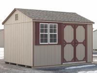 10x12 Peak Storage Shed with LP Smart Side from Pine Creek Structures