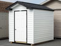 6x8 Front Entry Peak Style Storage Shed With Vinyl Siding