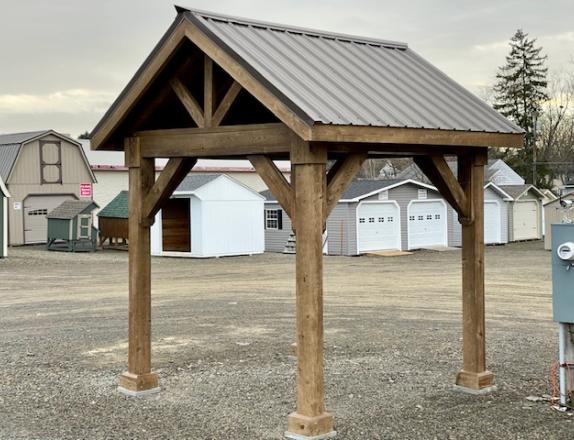 Rough Cut Hemlock Pavilions - Built on Site available in Binghamton