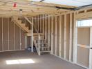14x24 Two-Story Cape Cod Garage Building With Electrical Package and Interior Staircase