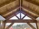 Rough Cut Hemlock Pavilions - ceiling 
